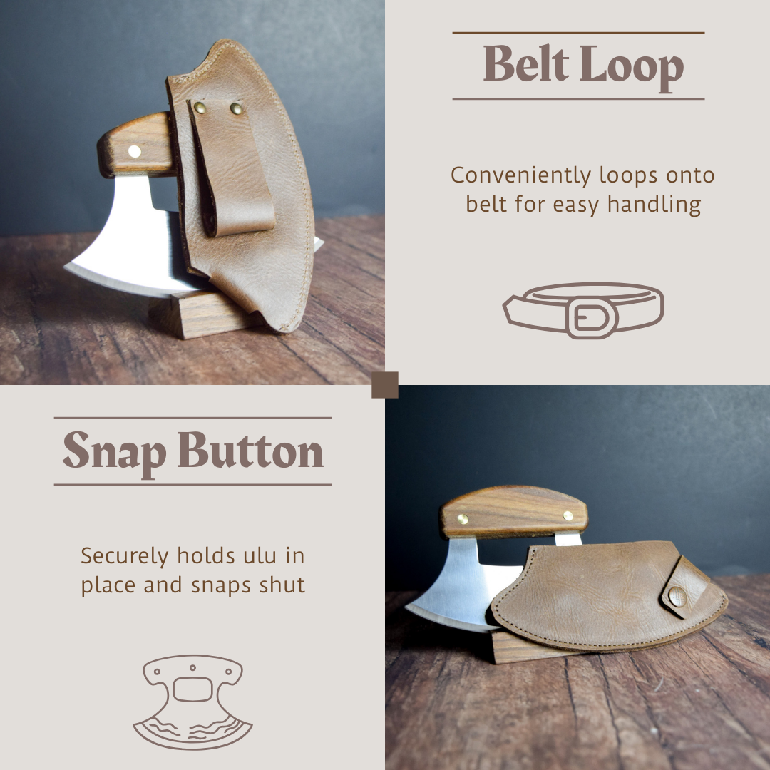 Ulu Sheath - grizzly color