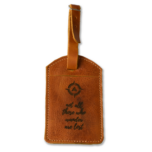 Leather Luggage Tag