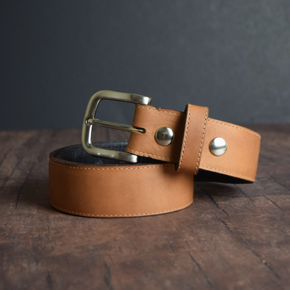 Mahogany Full Grain Leather Belt by World Orphans