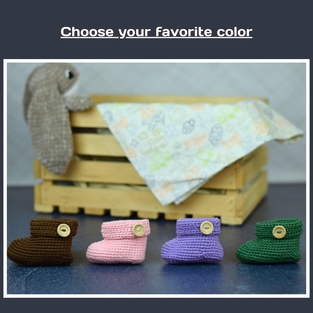 Hand Crochet Infant Shoes / Booties