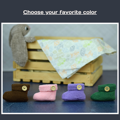 Hand Crochet Infant Shoes / Booties