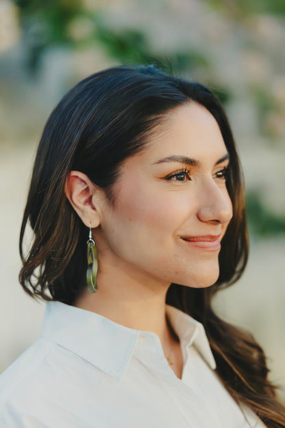 Genuine Leather Loop Earrings