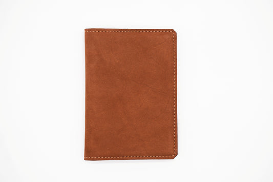 Full Grain Leather Passport Holder - Handmade Passport Wallet - Mahogany, Green, Burgundy, or Blue