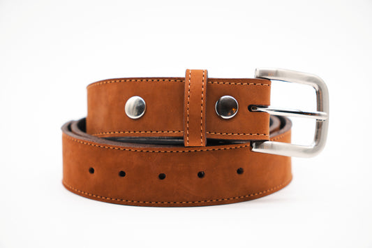 Mahogany Full Grain Leather Belt by World Orphans