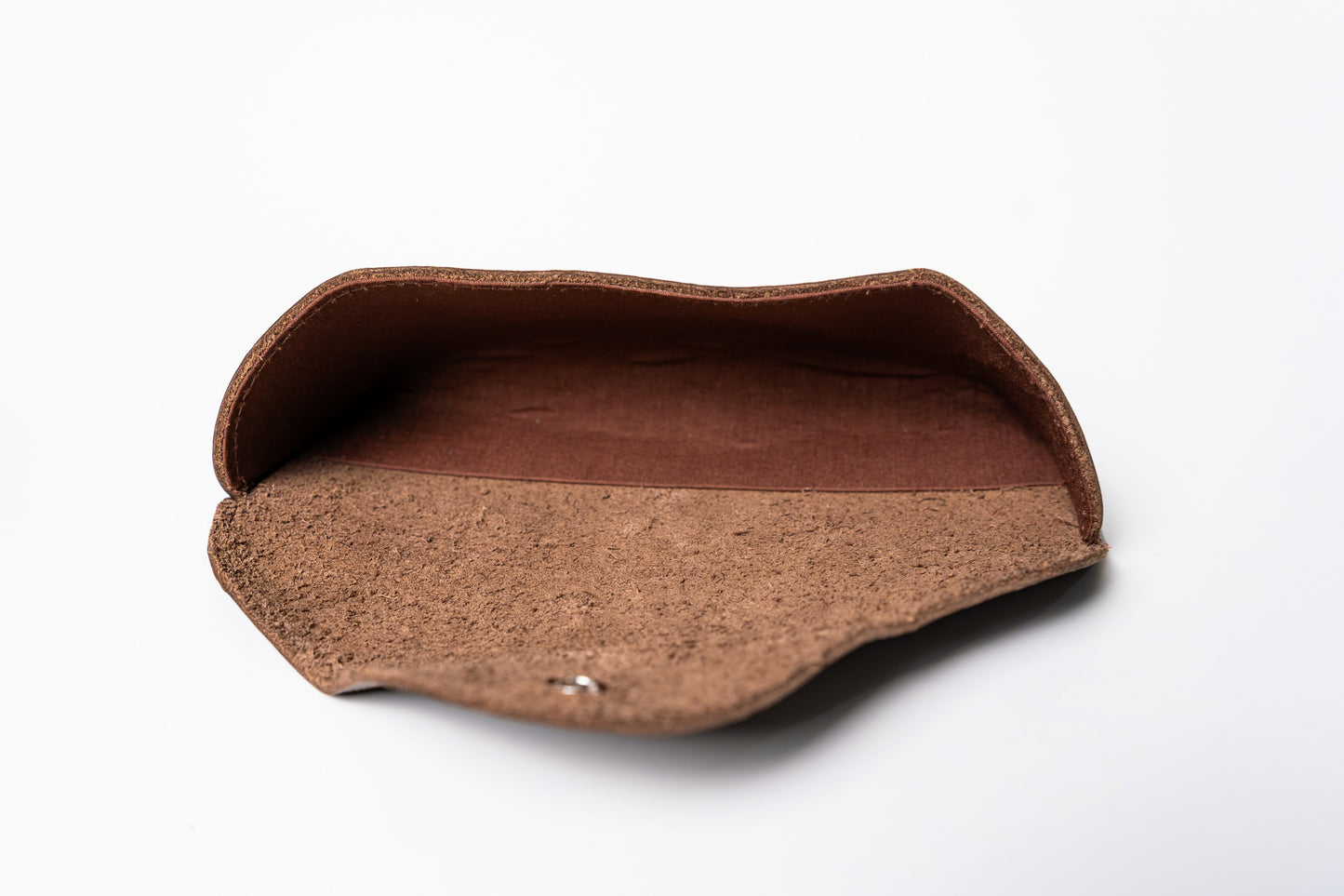 Genuine Leather Soft Glasses Case - Grizzly Brown or Dark Brown Leather
