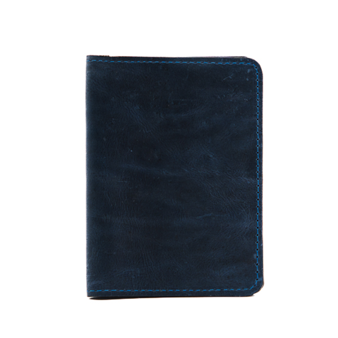 Full Grain Leather Passport Holder - Handmade Passport Wallet - Mahogany, Green, Blue Burgundy