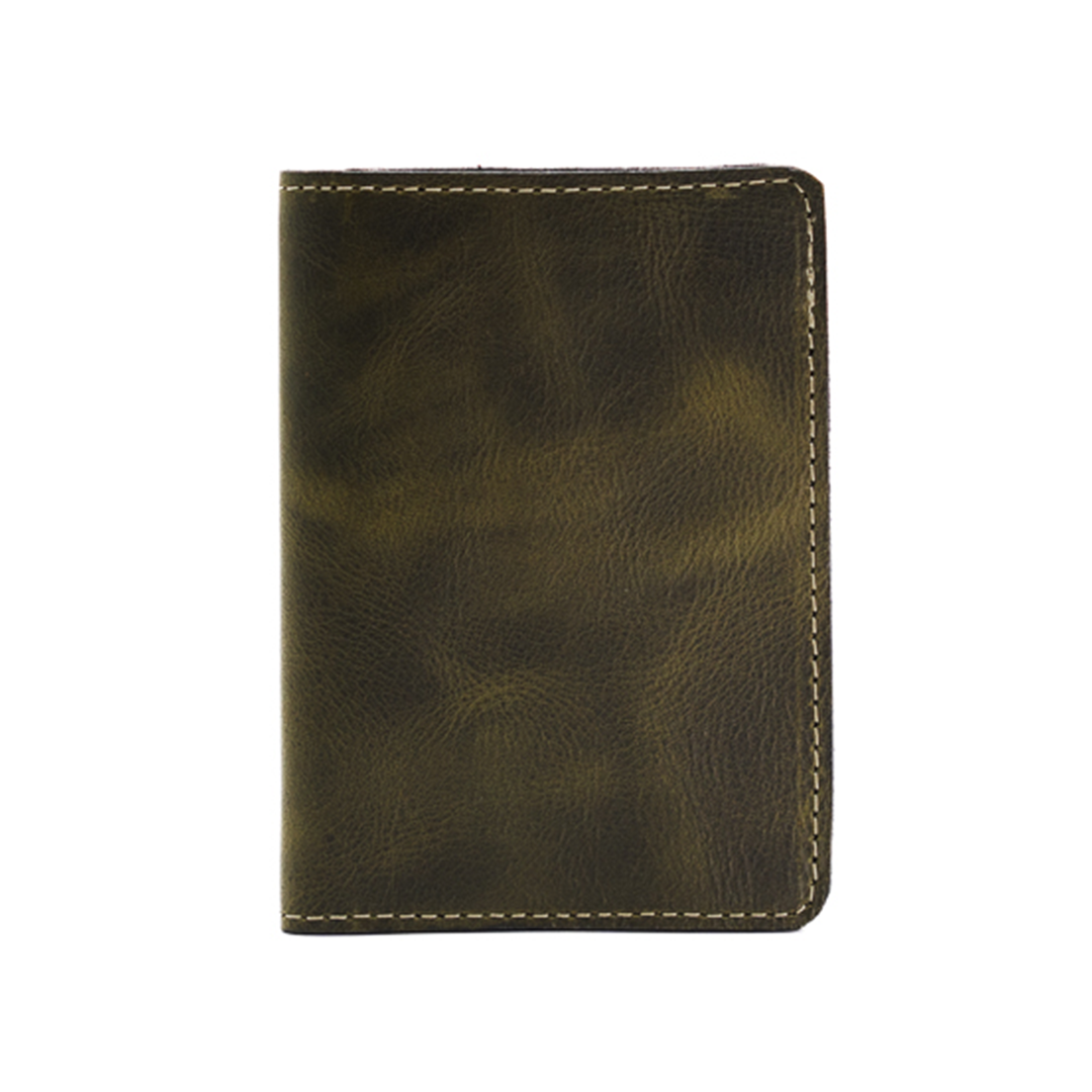Full Grain Leather Passport Holder - Handmade Passport Wallet - Mahogany, Green, Blue Burgundy