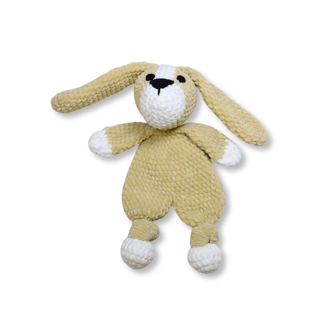 Crochet Animal Loveys - Bunny, Duck, Puppy, Dinosaur