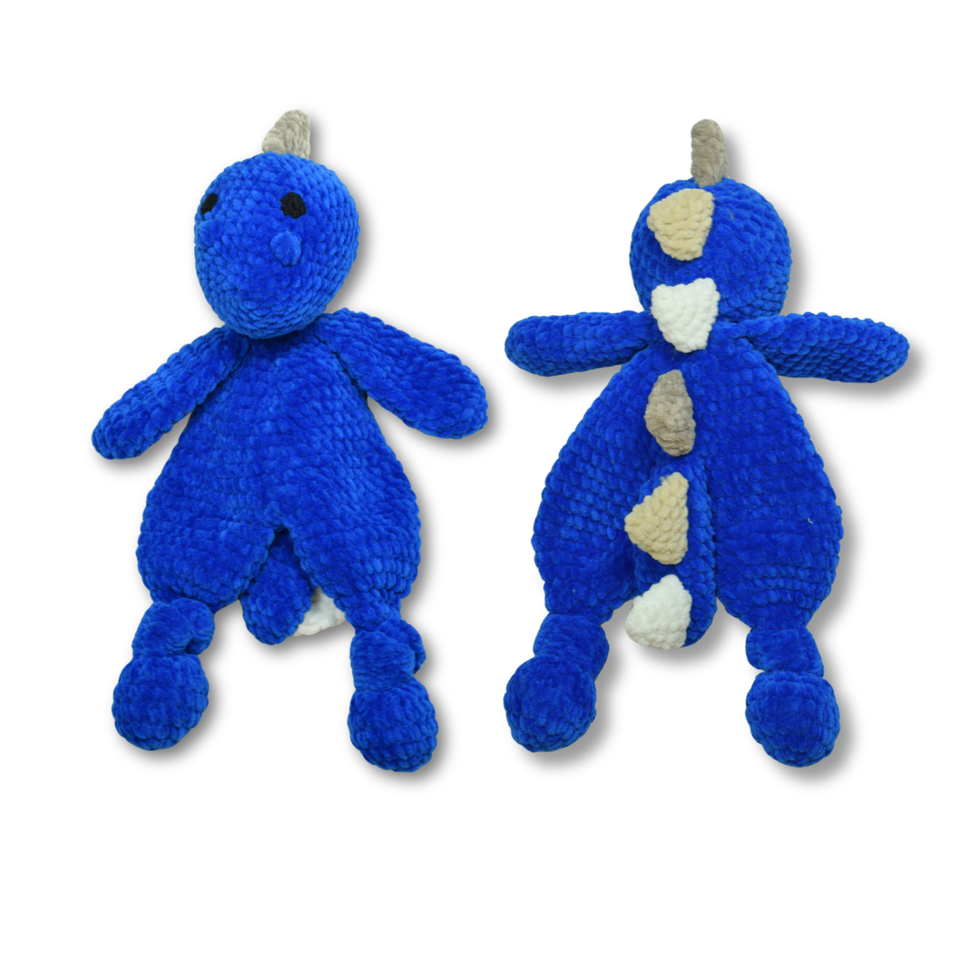Crochet Animal Loveys - Bunny, Duck, Puppy, Dinosaur