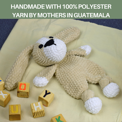 Crochet Animal Loveys - Bunny, Duck, Puppy, Dinosaur
