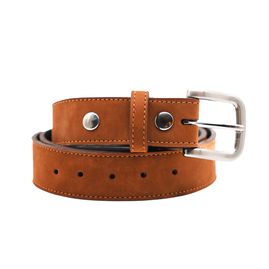 Mahogany Full Grain Leather Belt by World Orphans