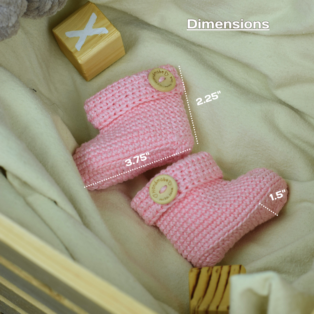 Hand Crochet Infant Shoes / Booties