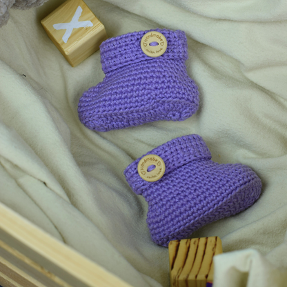 Hand Crochet Infant Shoes / Booties