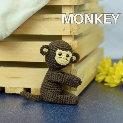 Crochet Mini Snap Animal - Koala