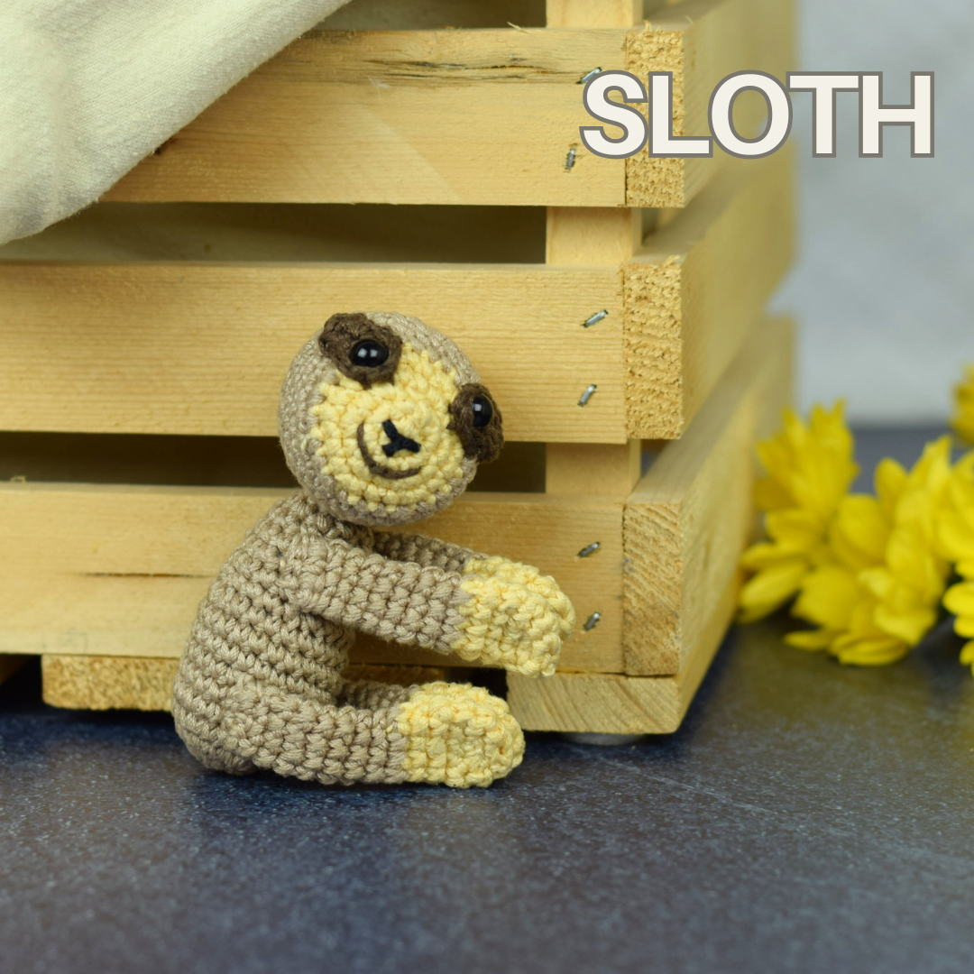 Crochet Mini Snap Animal - Koala