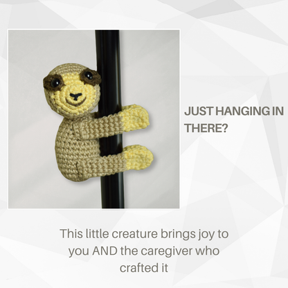 Crochet Mini Snap Animal - Koala