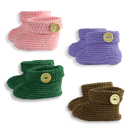 Hand Crochet Infant Shoes / Booties