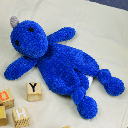 Crochet Animal Loveys - Bunny, Duck, Puppy, Dinosaur